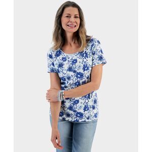 Petite Wind Garden Scoop-Neck T-Shirt